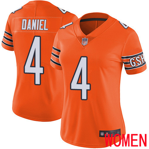 Chicago Bears Limited Orange Women Chase Daniel Alternate Jersey NFL Football #4 Vapor Untouchable